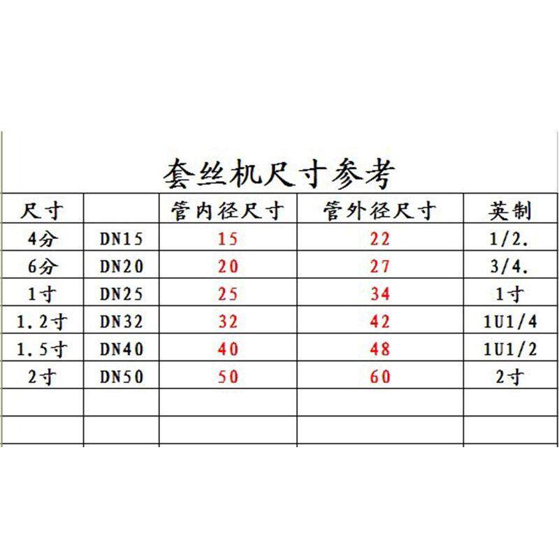 澳拓大功率手持电动套丝机管道攻丝铰扳铰螺纹镀锌管套丝4分