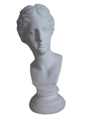 ins风格31cm树脂仿石膏维纳斯胸像头像雕像西洋雕塑欧式家居摆件