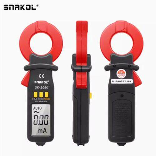 漏电流钳形表SK-2060漏电电流测量自动关机微电流电工