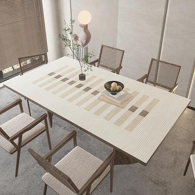 皮革桌垫桌布加厚双面革茶几布餐桌布电视柜遮盖布桌旗侘寂风简约