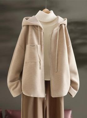 奥特莱斯折扣商店品牌清仓连帽运动衫夹克妇女秋冬加厚保暖休闲开