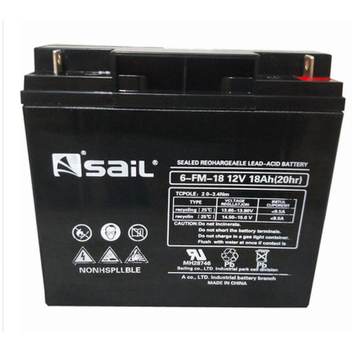 SaiL风帆蓄电池6-GFM-18 12V100AH65A40A38A24A33A17A10AH免维护
