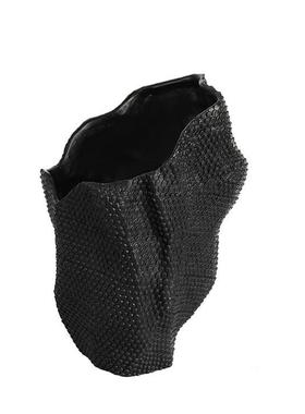 花瓶摆件客厅插花北欧艺术创意轻奢落地餐桌软装饰品异形黑色花器