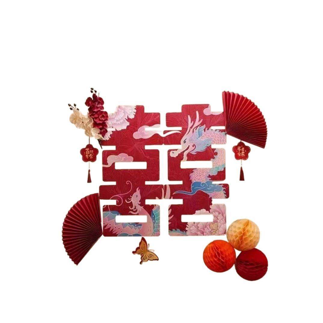 婚房布置套装结婚新房客厅男女方卧室沙发背景墙装饰婚礼喜字拉花,节庆用品/礼品,陪嫁用品套装,淘宝优惠券,粉丝福利购,淘宝优惠卷