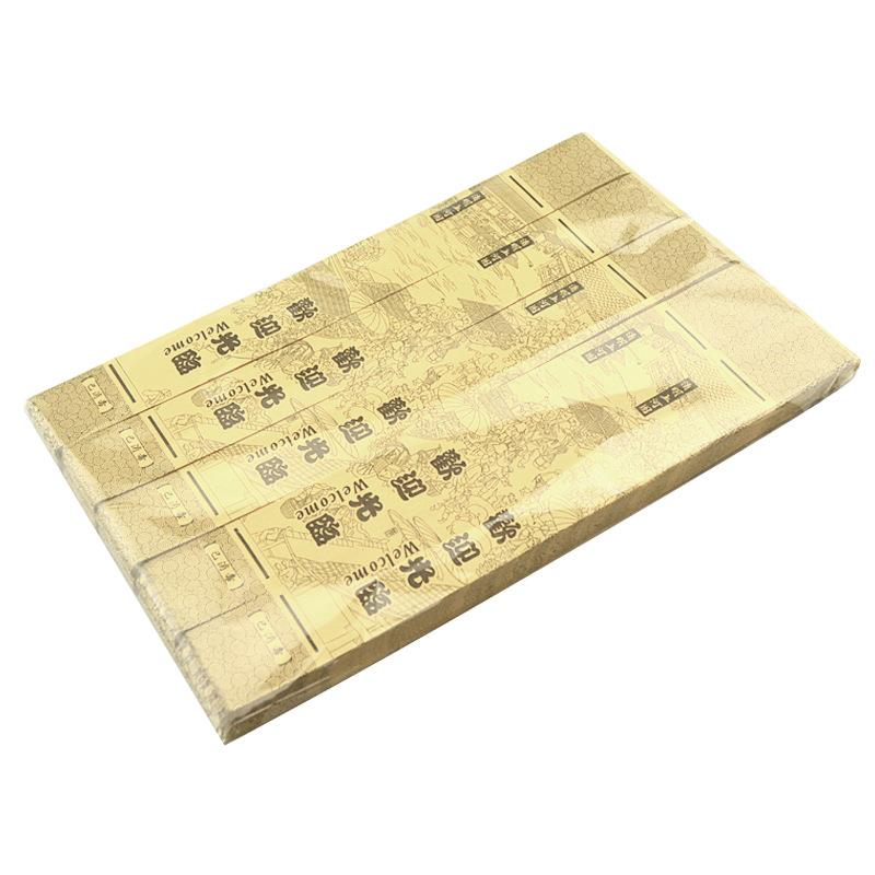 一次性筷套餐厅火锅店通用清明上河图筷子包装袋牛皮纸袋整箱