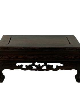 景德镇实木底座鸡翅木花瓶底托摆件红木底座木架厂家直销可