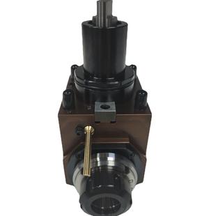 直角动力刀座BMT75-90-Y-90-ER40-外锁车铣复合动力头刀座