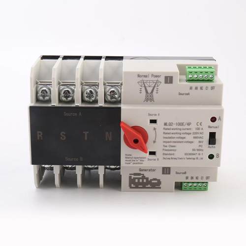 双电源自动转换开关PC级不断电款4P英文版双电源切换开关