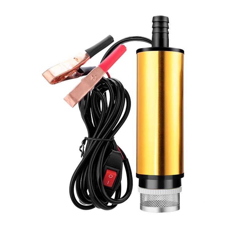 动抽油电泵12v24吸伏通用抽水泵柴油油小型加抽油枪自油抽子