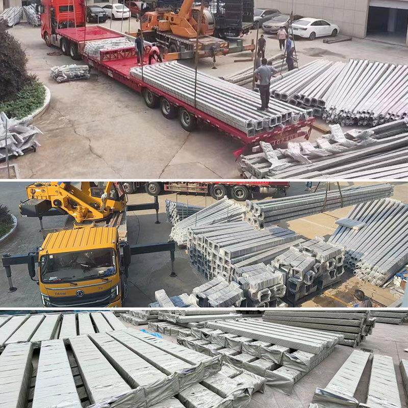 市电LED太阳能路灯杆6米农村户外市政工程双臂路灯一体杆高杆灯