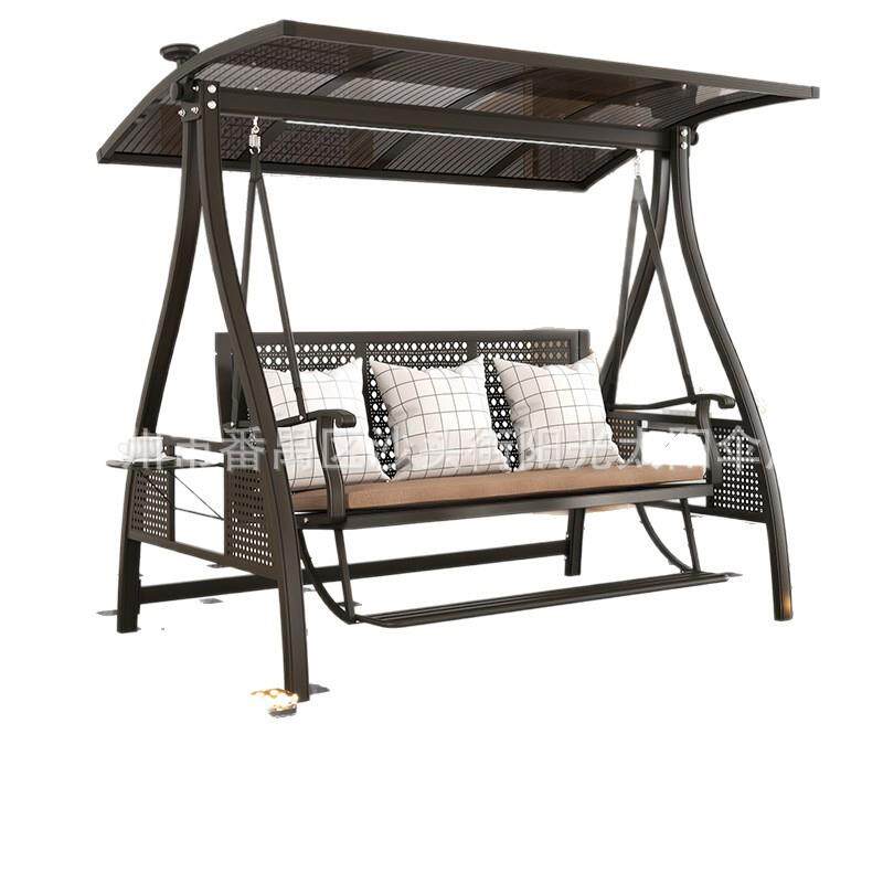 户外秋千摇椅别墅庭院吊椅吊篮室外花园阳台家用扶手秋千椅悬挂式