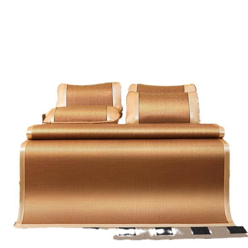 新款艾草冰丝凉席夏季天然纯藤草席床垫夏季老式席子冬夏两用,床上用品,藤席,淘宝优惠券,粉丝福利购,淘宝优惠卷