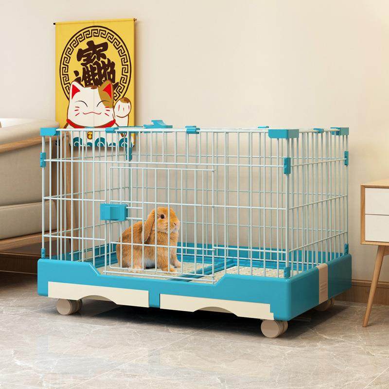 兔笼子家用室内自动清粪带厕所防喷尿超大号荷兰猪兔子专用笼子窝,宠物/宠物食品及用品,兔兔专用窝,淘宝优惠券,粉丝福利购,淘宝优惠卷