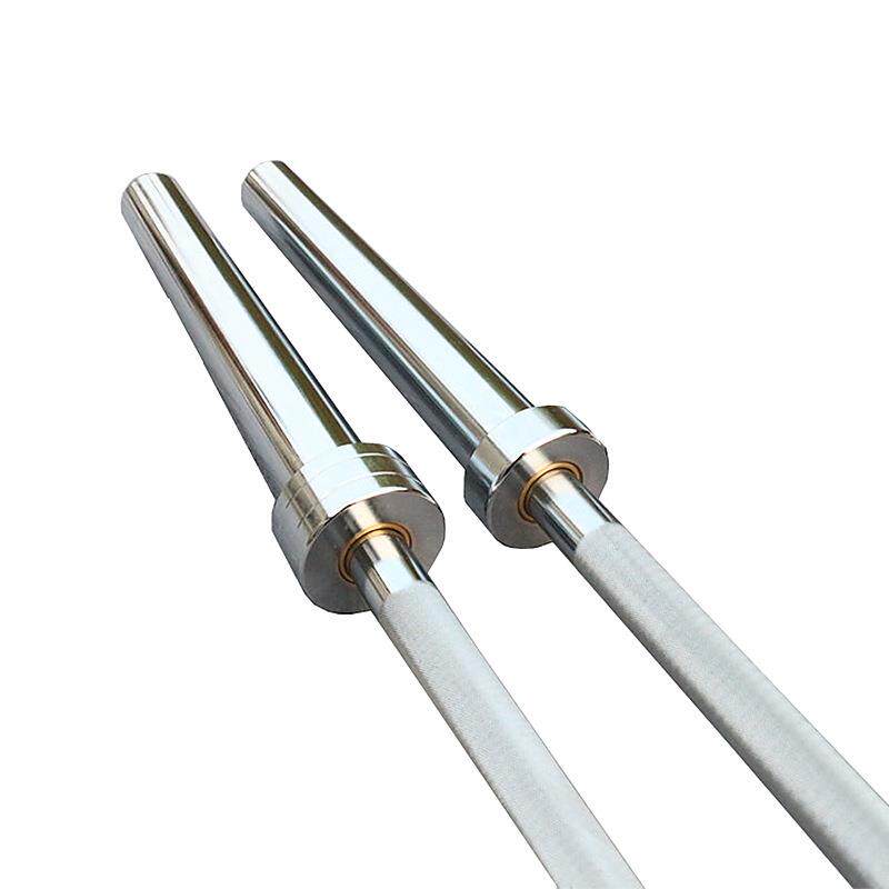 厂家圆钢杠铃杆奥杆直杆曲杆小孔螺纹杆子健身房家用举重杆