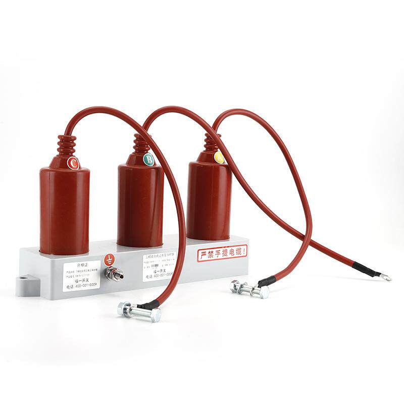 户内三相组合式装置避雷器计数器TBP-12.710KV过电压保护器红色