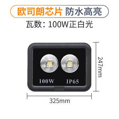 投光灯100w户外照明200w室外厂房广告球场防水超亮400W塔吊灯