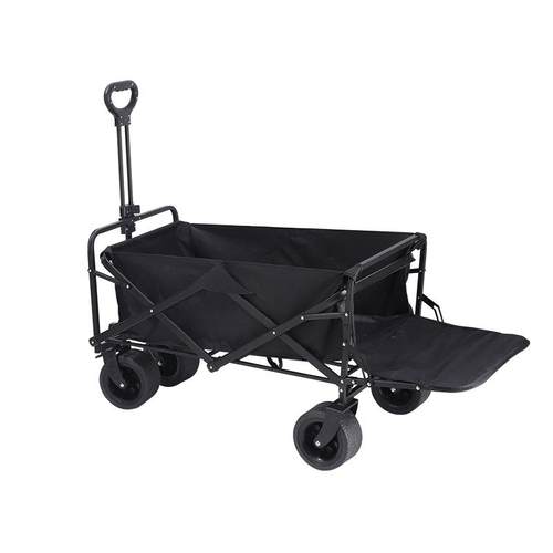 户外折叠聚餐露营车多功能越野轮推车营地便携野营儿童可躺手拉车