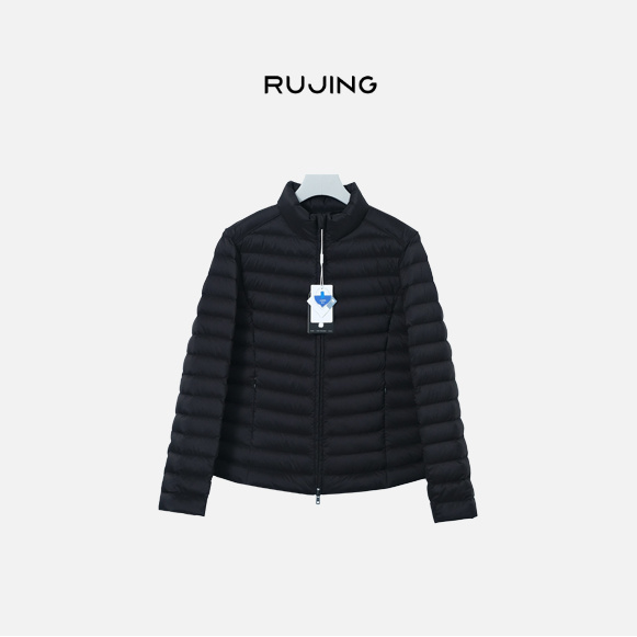 RUJING 丨黑标【黑排】90%鹅绒立领四开身分割羽绒服-ZJ25Y6028