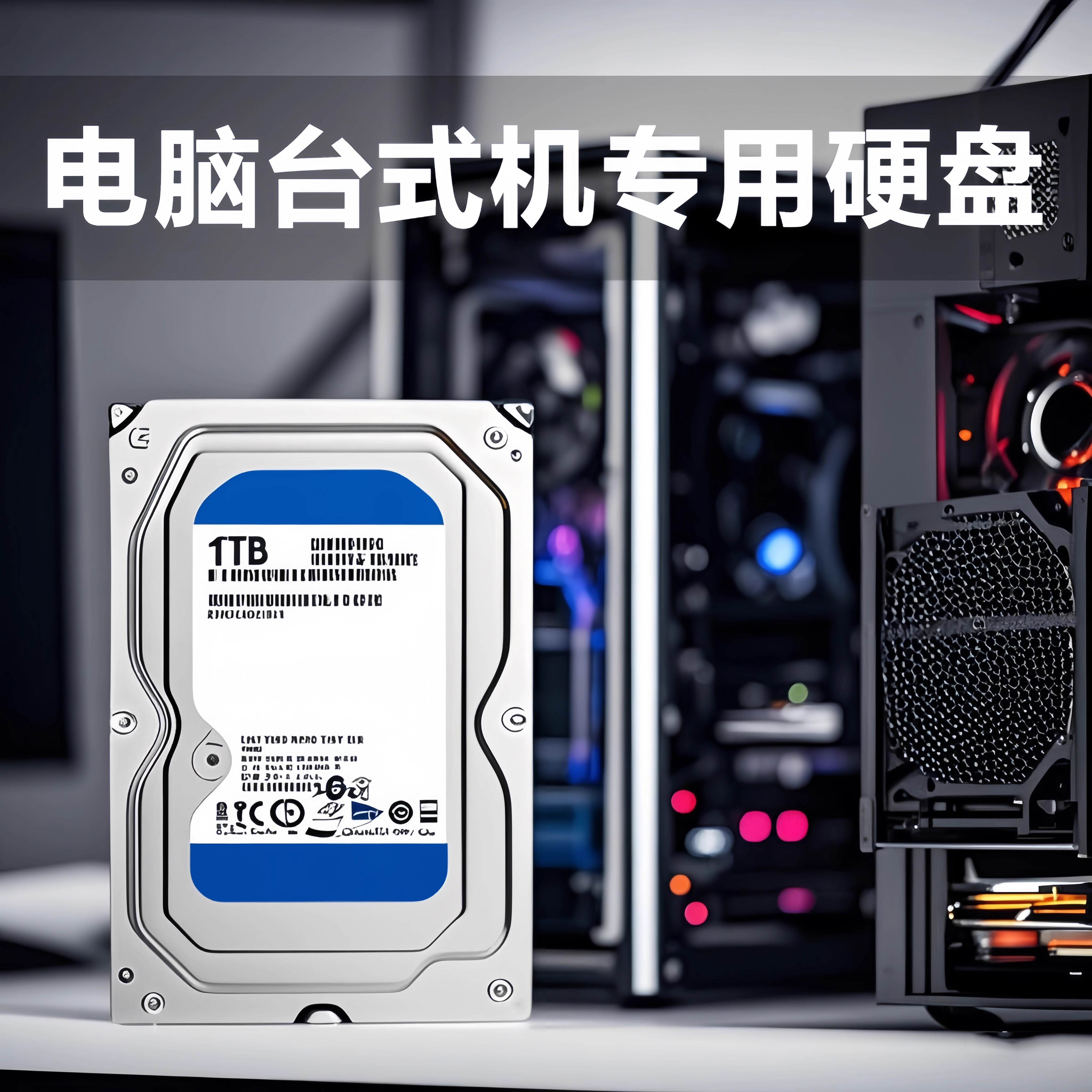 高速机械硬盘500GB/1TB/2T/3T/4T/6T台式电脑监控游戏NAS硬盘