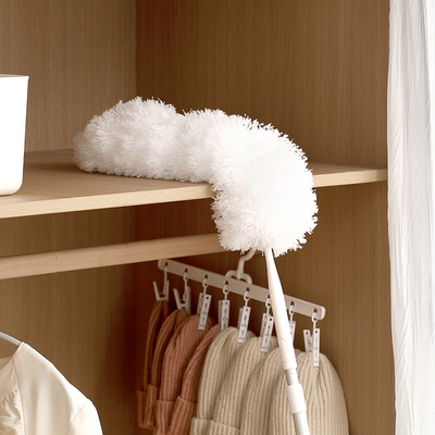 鸡毛撢子静电除尘掸扫灰家用打大扫除搞卫生伸缩屋顶缝隙清洁神器