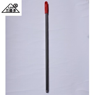 兰德多22mm加厚不锈钢拖把杆平面管单支一体螺纹芽接头加长扫把杆