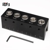 圆管打孔器定位器圆木90直角圆木榫定位辅助木工钻孔器敢为制造