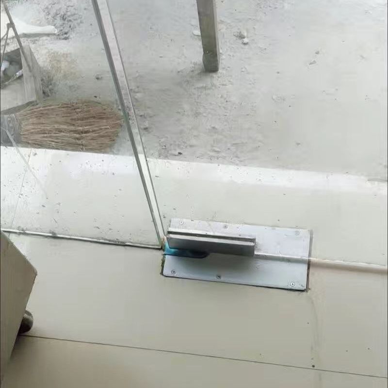 地弹簧有框无框配件一字夹通用上下门夹玻璃门门配件顶夹夹上下夹图片
