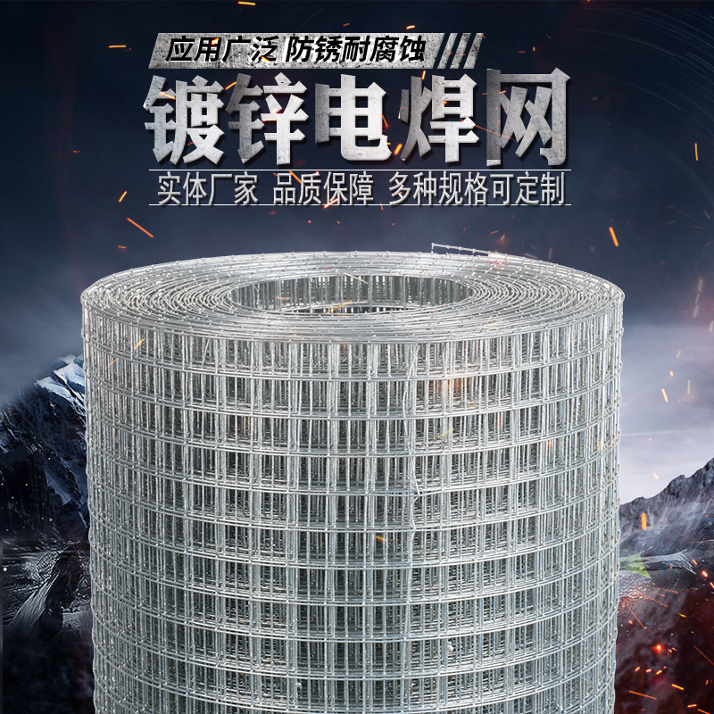 镀锌电焊网卷养殖围栏网铁丝网片网格隔离栏防锈阳台防鼠多肉家用