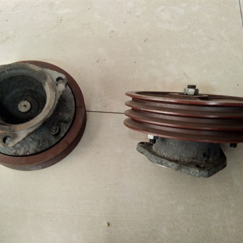 柴油机三槽四槽皮带轮空压机离合器皮带盘皮带轮流动补胎甩轮B型