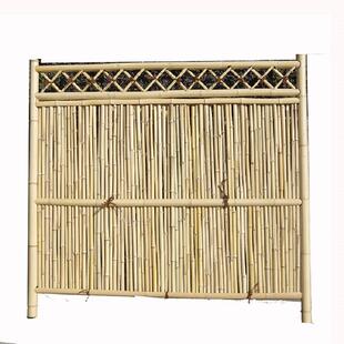 防腐木日式竹篱笆竹栅栏围栏户外庭院屏风花园隔断围墙民宿装饰