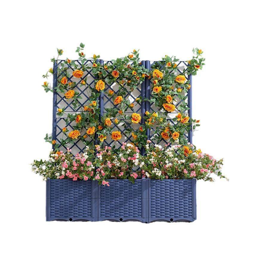 花箱户外围栏隔断花槽爬藤架支架种菜盆屋顶楼顶阳台种植箱专用盆,家居饰品,花盆,淘宝优惠券,粉丝福利购,淘宝优惠卷