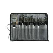 尼龙毛画笔套装 学生绘画24支装 水彩笔美术生油画笔刷丙烯笔