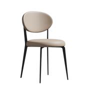 意式 餐椅家用现代简约设计师皮椅子靠背餐桌椅北欧小户型餐厅凳子