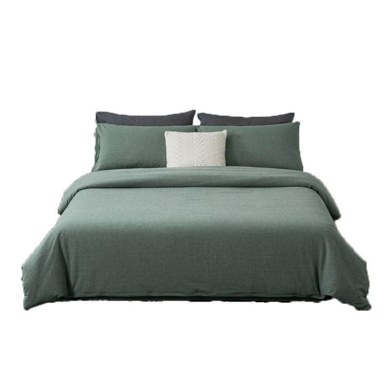 色织水洗棉纯棉被套单件纯色全棉被罩厂家直销小清新,床上用品,学生床品套件,淘宝优惠券,粉丝福利购,淘宝优惠卷