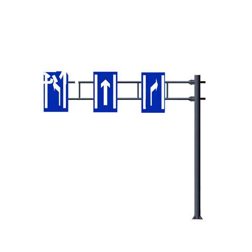 镀锌标志牌反光标识杆路牌交通指示牌公路标志杆街道指示标识杆
