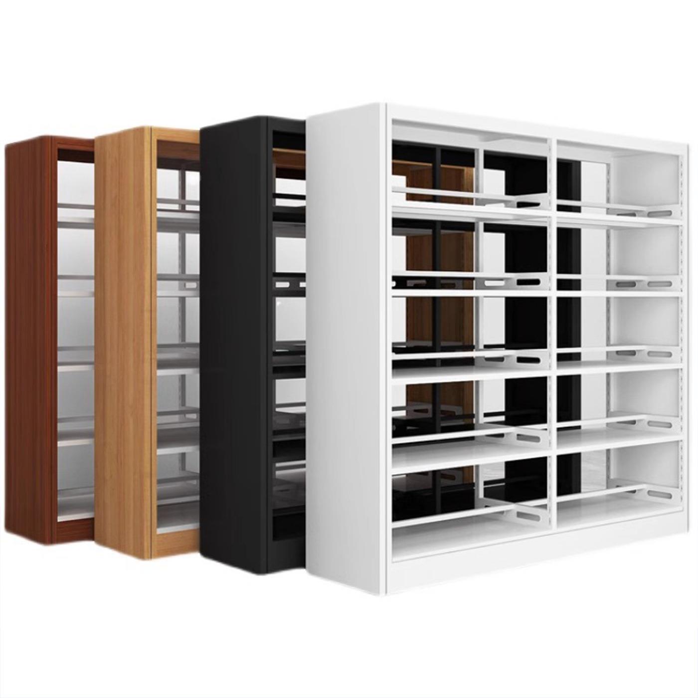 培训简约书架学校学生落地多层展示钢制书架加厚六层置物架大书柜
