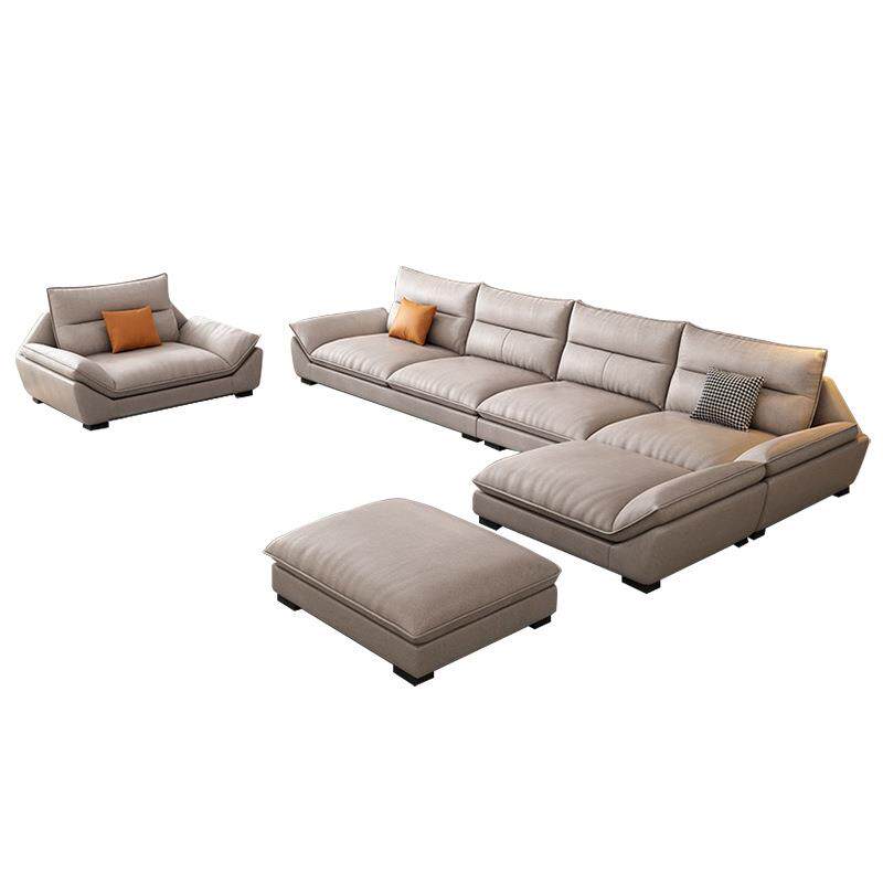 布艺沙发北欧风客厅科技布贵妃榻沙发直排三人位乳胶沙发网红新款