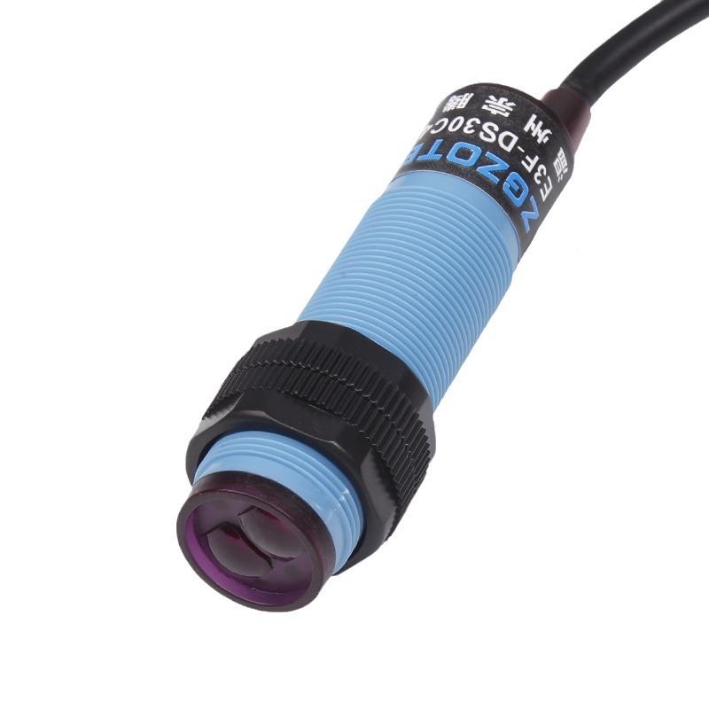 漫反0射传感器E3FD30C4红外感应1C4三线NPN常开6V/36V-光S电开关