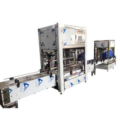 全自动称重式灌装机液体肥化工液体中桶定量灌装设备生产线