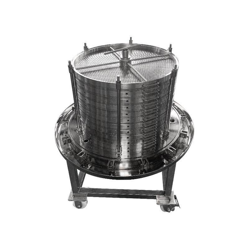 层叠式过滤器框式可换滤膜纸板滤布滤纸过滤设备立式层叠过滤器