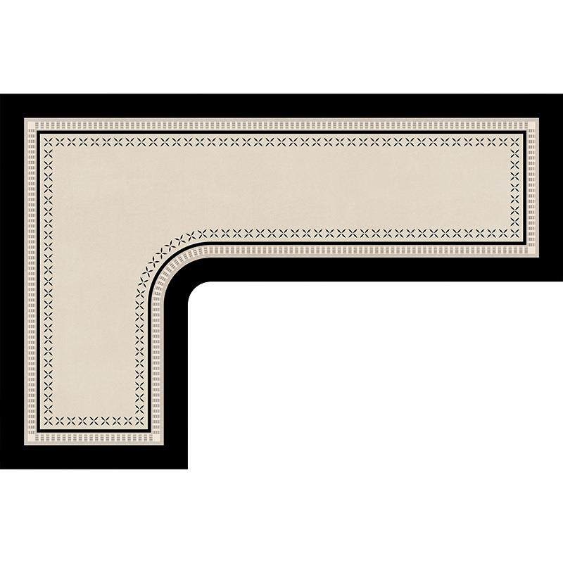 厨房地垫L型防滑防油可擦免洗新款7字型吸水耐脏硅藻泥地毯垫