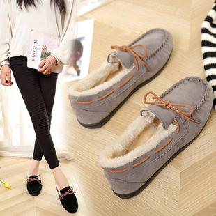 Furry Bean Shoes For Female Students 2024 Women's Velve