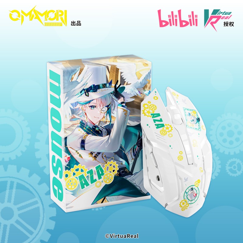 阿萨Aza正版VirtuaReal官方光学鼠标VR无线游戏鼠标礼服款