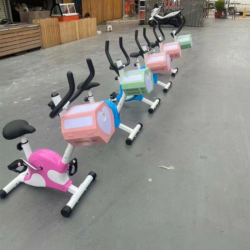 儿童泡泡单车户外摆摊扫码共享泡泡机创业赚钱小孩泡泡自行车