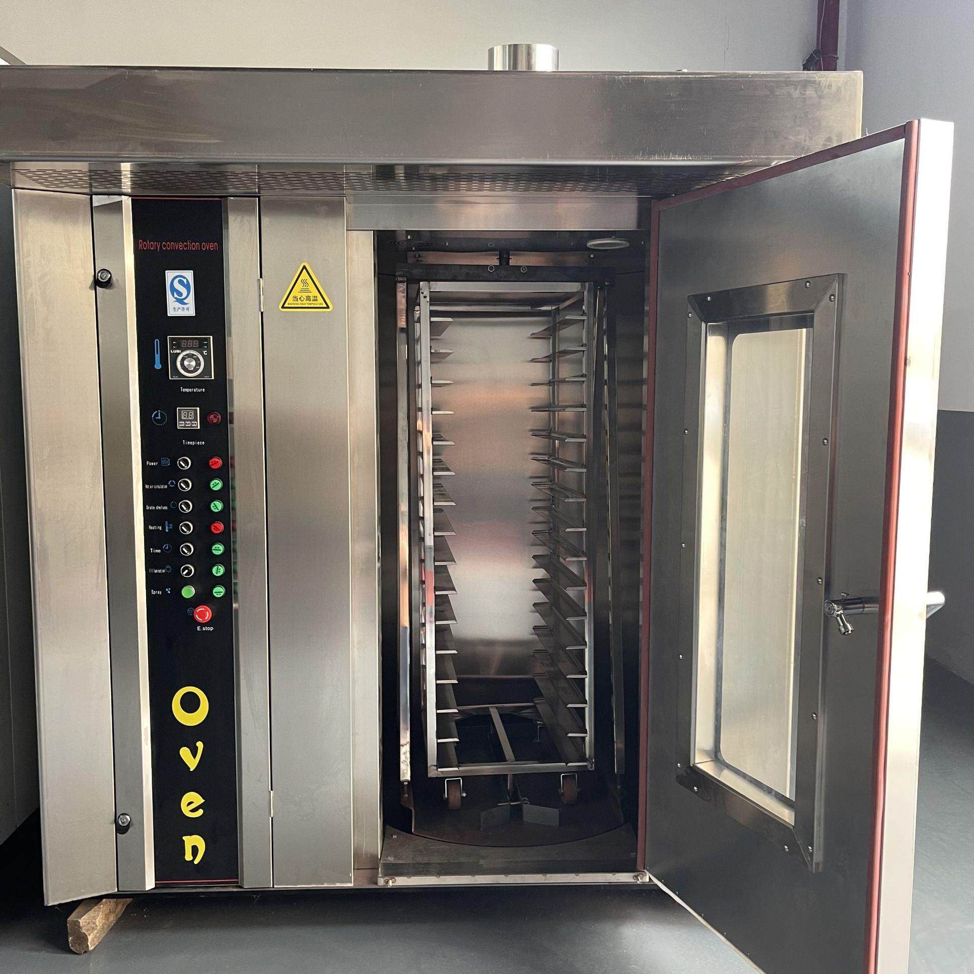 电热烤鸭炉全自动热风循环烧鸭炉燃气蛋糕月饼烤炉商用旋转烤鸡炉