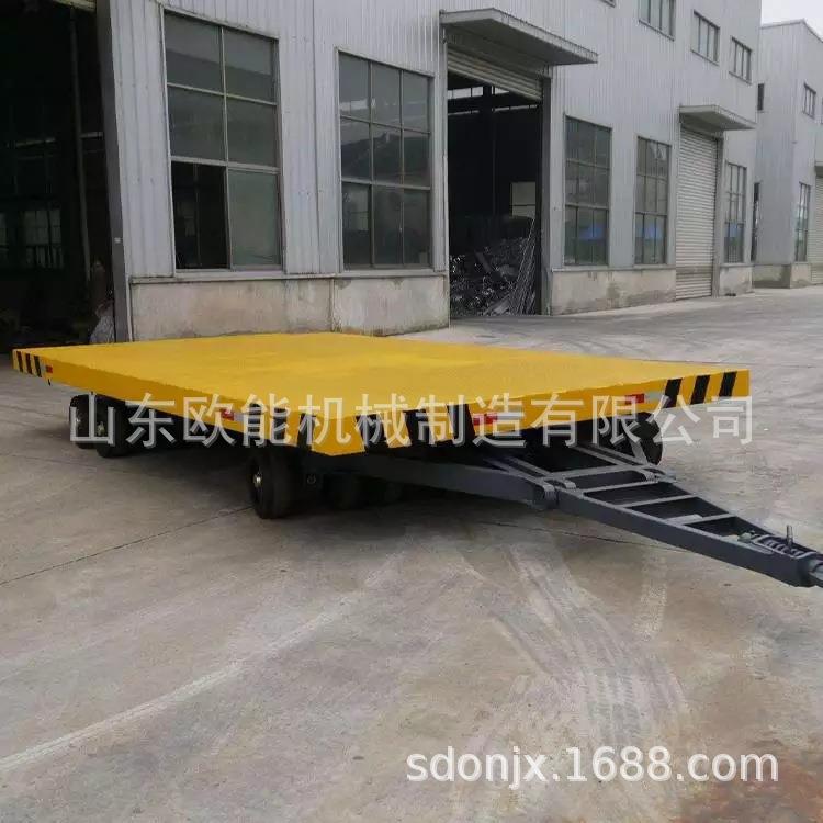 欧能销售拖车平板板车重型拖车厂区挂车转运牵引车装载机械