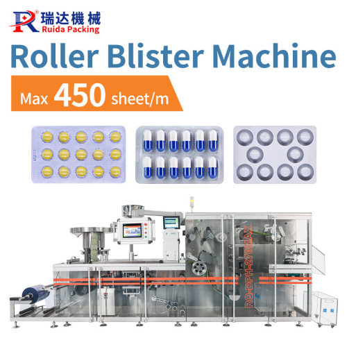 High Speed Blister packaging machine with roller plate