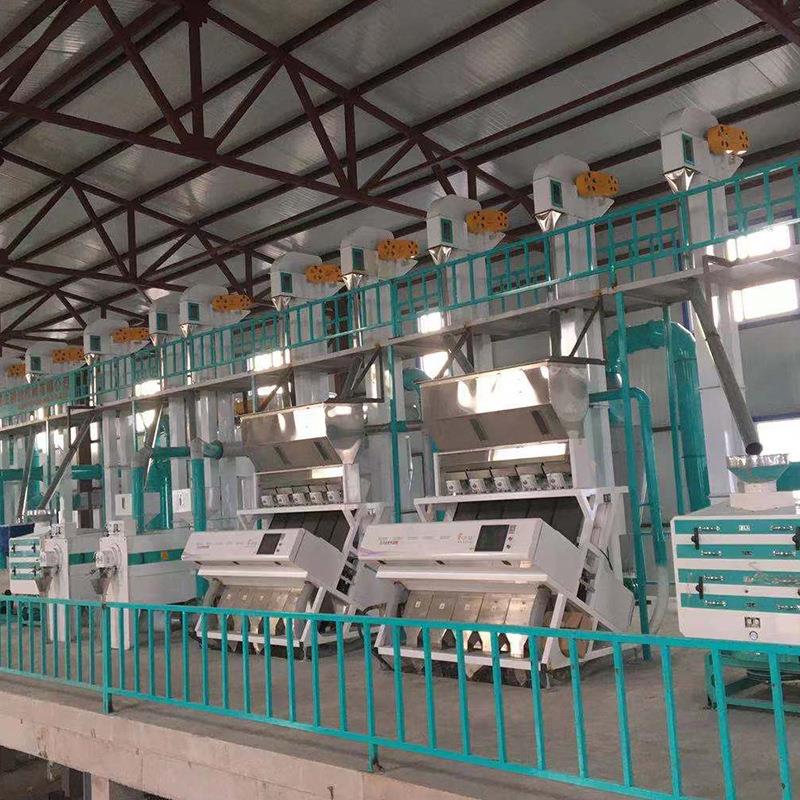 50吨大米粮食加工机械 蒸谷米加工机械设备生产线