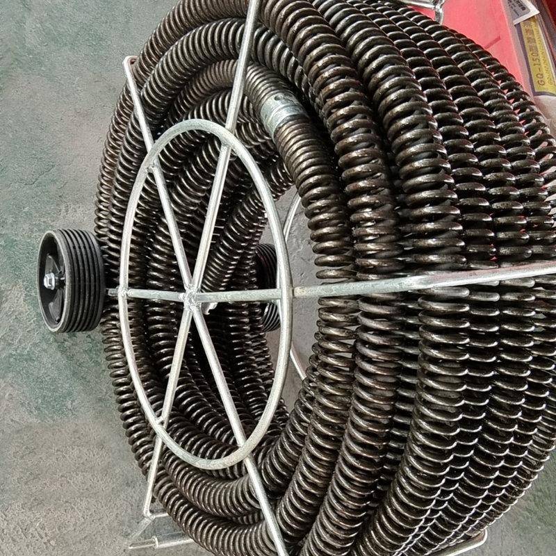 30mm室钢外鞭疏机弹簧下水道疏通器工具加粗加RKW密通软轴弹簧丝