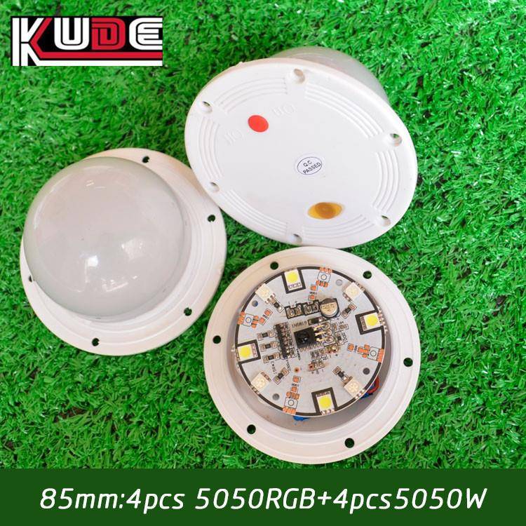 色跨境热销RGB全彩防水51A遥控1饰6灯VLED装无品牌/饰灯灯芯厂家